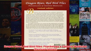 Download PDF  Dragon Rises Red Bird Flies Psychology  Chinese Medicine Revised Edition FULL FREE