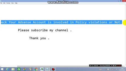 How  to Check Your Adsense Account is involved in Policy violations or Not