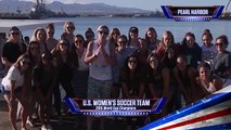 U.S. Women\'s Soccer Team sends their well-wishes to the U.S. Military