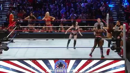 Charlotte, Becky, Brie & Alicia Fox vs. Paige & Team B.A.D.: WWE Tribute to the Troops 2015