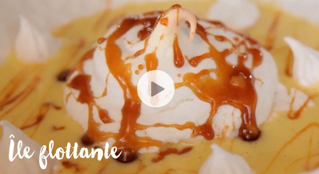 Comment faire une île flottante au micro-ondes ? - Gourmand