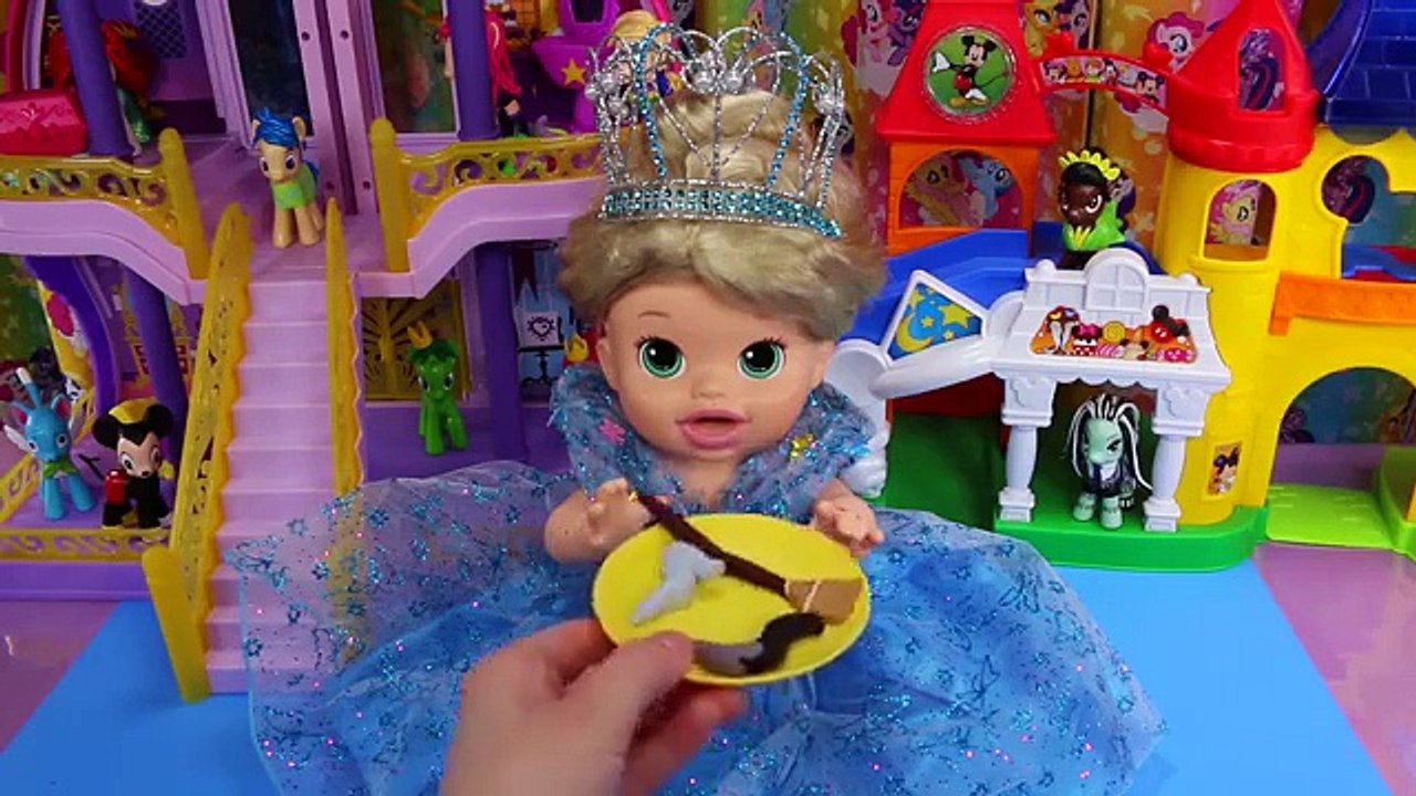 Cinderella Custom Baby Alive Disney Princess Poops Eats Play-Doh Toys Surprises