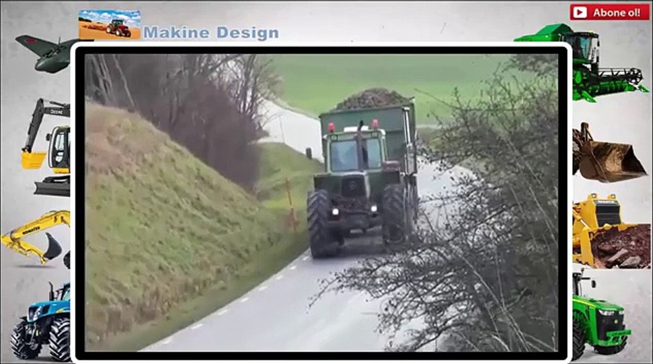 45 Tonu Çeken Eski Mercedes Traktor