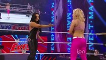 WWE Layla, Natalya vs Aksana, Alicia Fox show