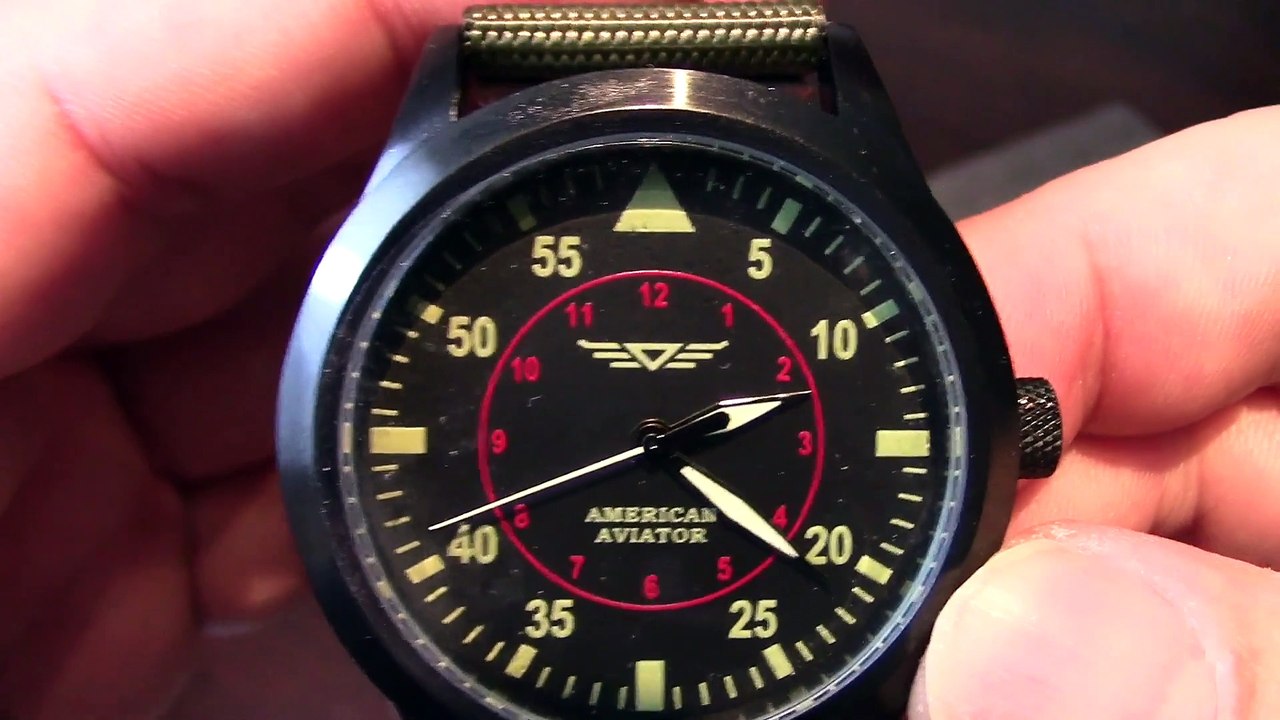 As Seen On TV American Aviator commemorative WWII pilot numbered edition watch