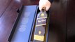 Unboxing a bottle of Johnnie Walker Blue Label blended scotch whisky