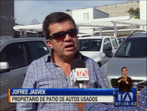 La venta de vehículos usados disminuye debido a la crisis económica