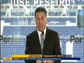 Apresentaçao de José Peseiro novo treinador do FC Porto