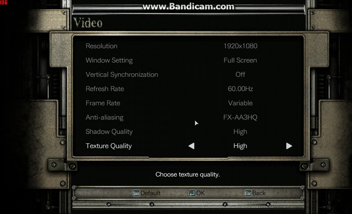 Resident Evil Zero HD Remaster GTS 450 1080p