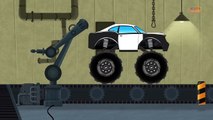 Toy Factory | Police Monster Truck | Car Assemble