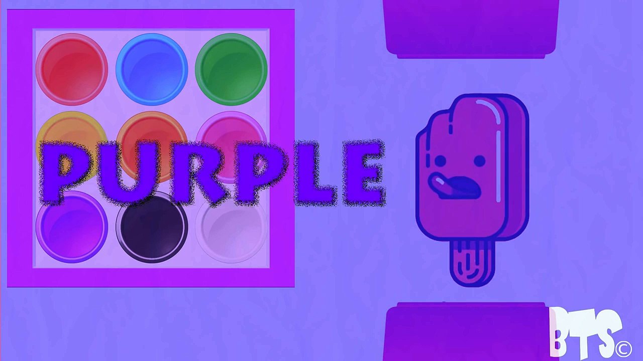 Colors for Children to Learn with Animated Ice Cream Teach Colours for Kids