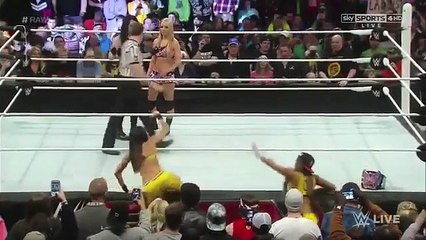 WWE RAW 02.23.15 Paige & Emma vs. The Bella Twins (720p)