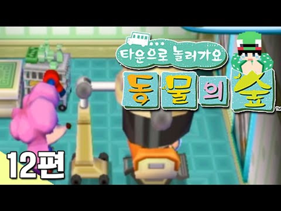 [루태] 드디어 마음에 드는 머리 스타일! 타운으로 놀러 가요 동물의 숲 12편 닌텐도 wii