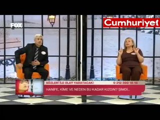 'Beni zorla çağırıyorlar' dedi, stüdyo karıştı