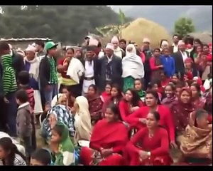 nepali girls dancing - panche baja-1