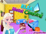 Elsa Motel Cleaning - Disney princess Frozen Games For Girls