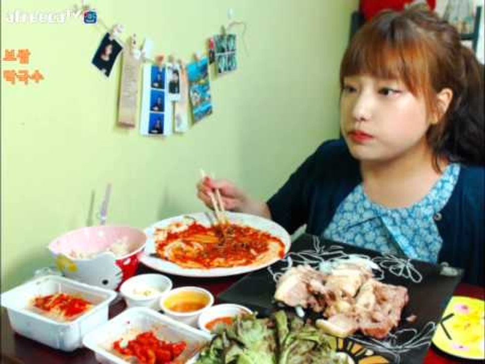 터민 보쌈+막국수 먹방