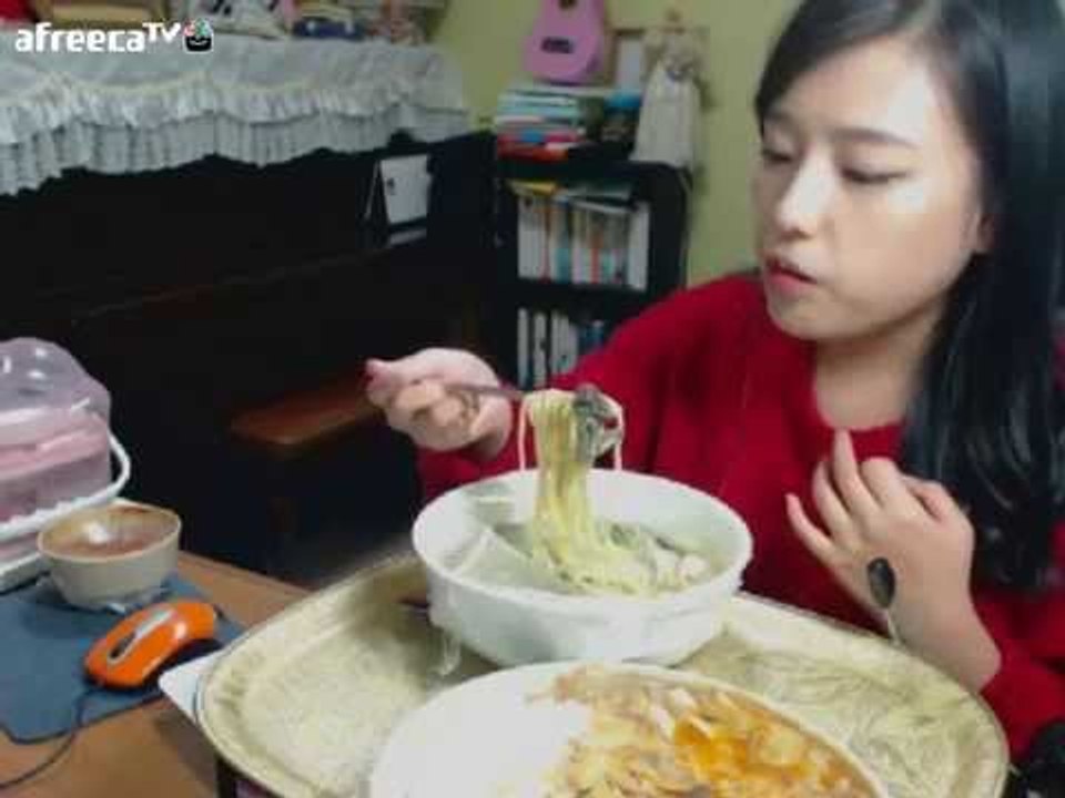 터민 송이덮밥+굴짬뽕 먹방