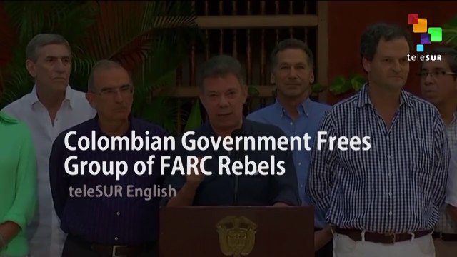 Colombian Government Frees Group of FARC Rebels