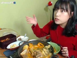 터민 감자탕 먹방