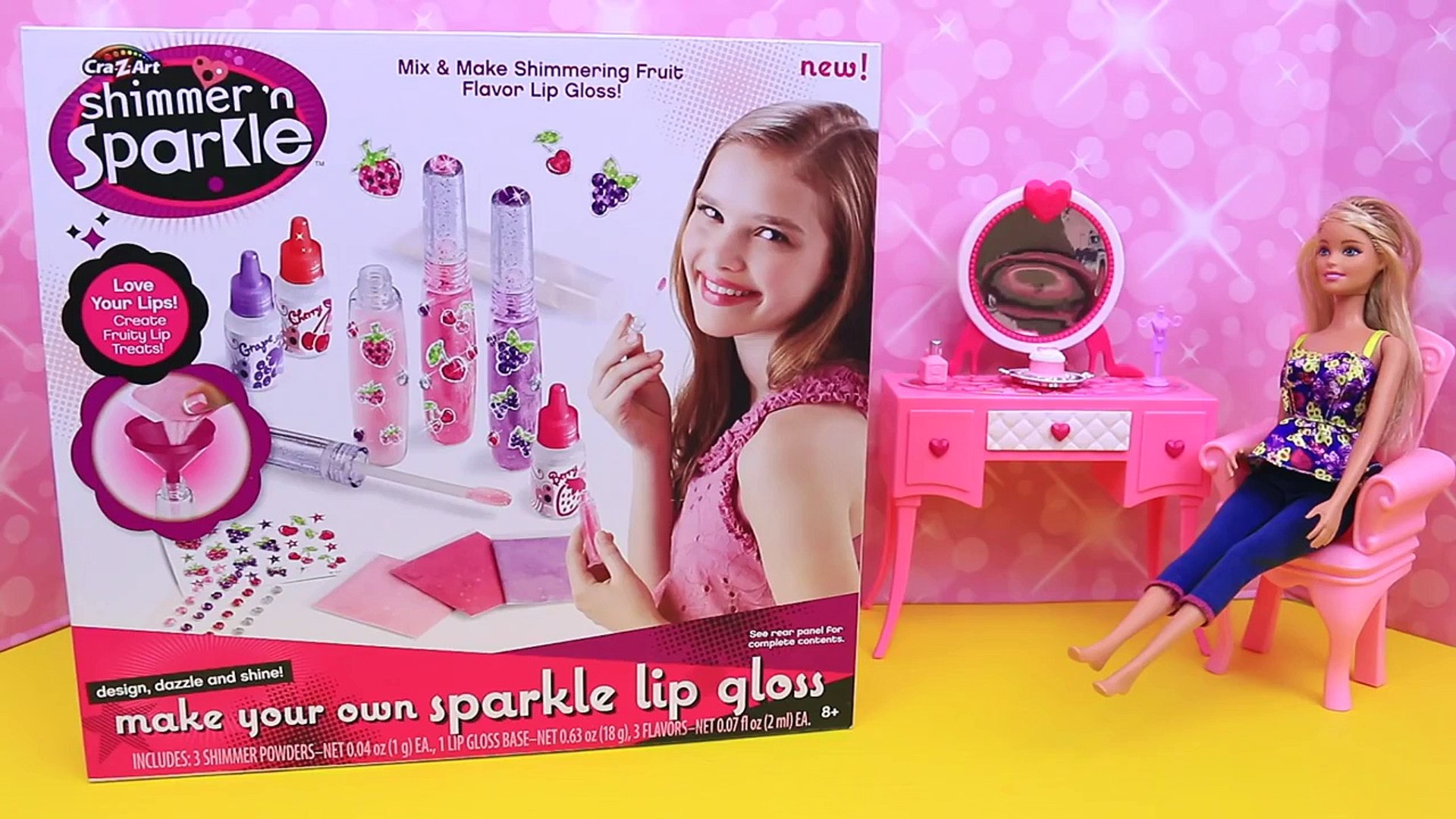 barbie studio lip gloss maker