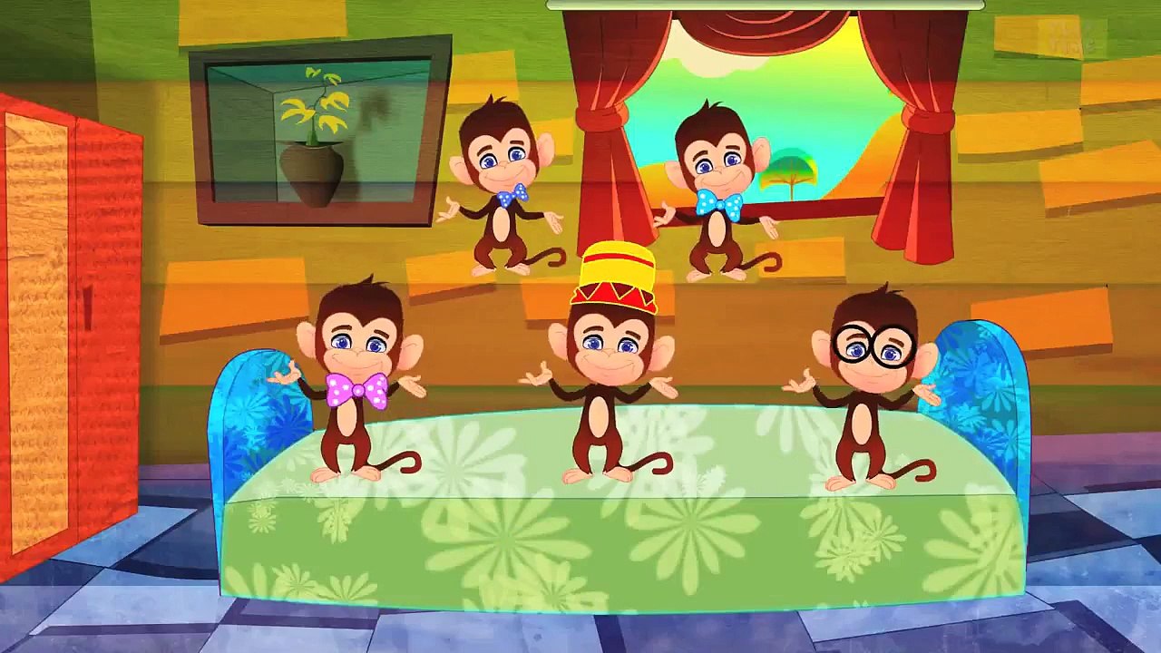 Five Little Monkeys |Children Nursery Rhyme | Songs