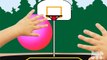 Learn Colors with Basketball Shooting game, Teach Colours for Baby Children Kids Learning
