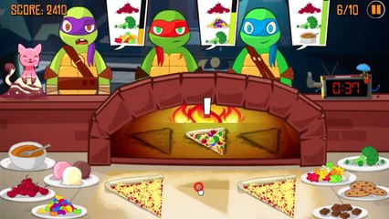 Teenage Mutant Ninja Turtles Pizza Like A Turtle Do! - Cartoon Video Game For Kids