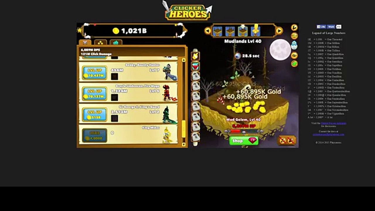 Clicker Heroes Gameplay