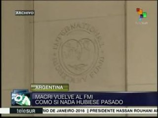 Macri acepta que FMI supervisen las finanzas públicas de Argentina