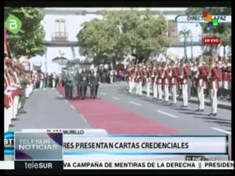 Bolivia: embajadores presentan cartas credenciales ante el presidente