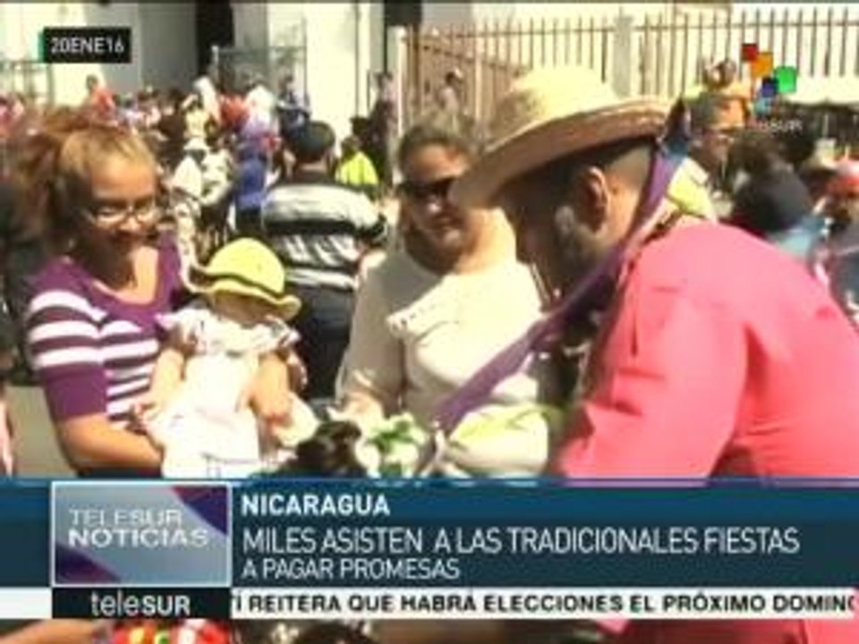 Nicaragua: Diriamba celebra sus fiestas patronales de San Sebastián