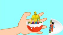 Spiderman Animated Kinder Surprise Eggs for Learning Colors Learn Colours for Children
