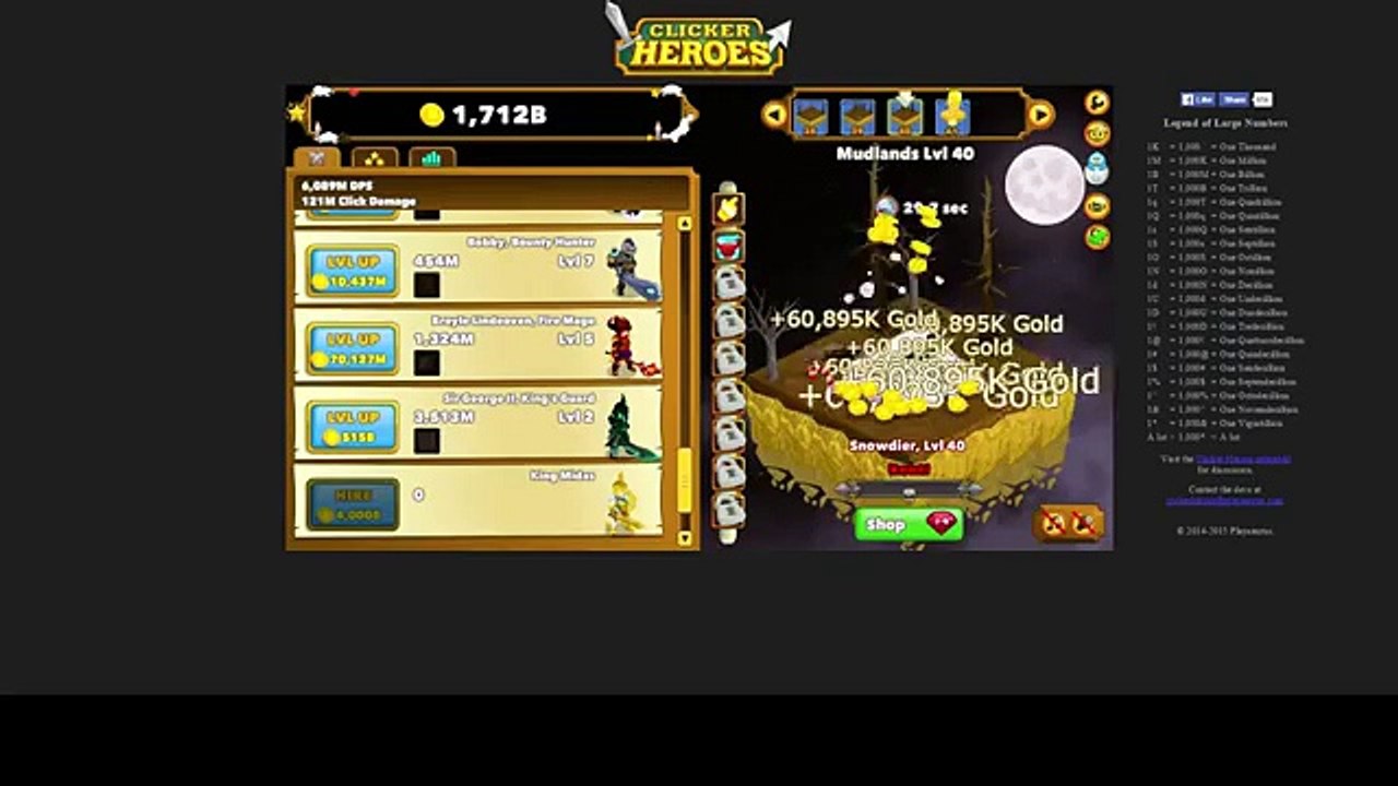 Clicker Heroes Gameplay
