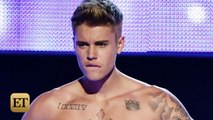 Justin Bieber Flaunts His Purple Hair (and Killer Abs) in Sexy Shirtless Selfie