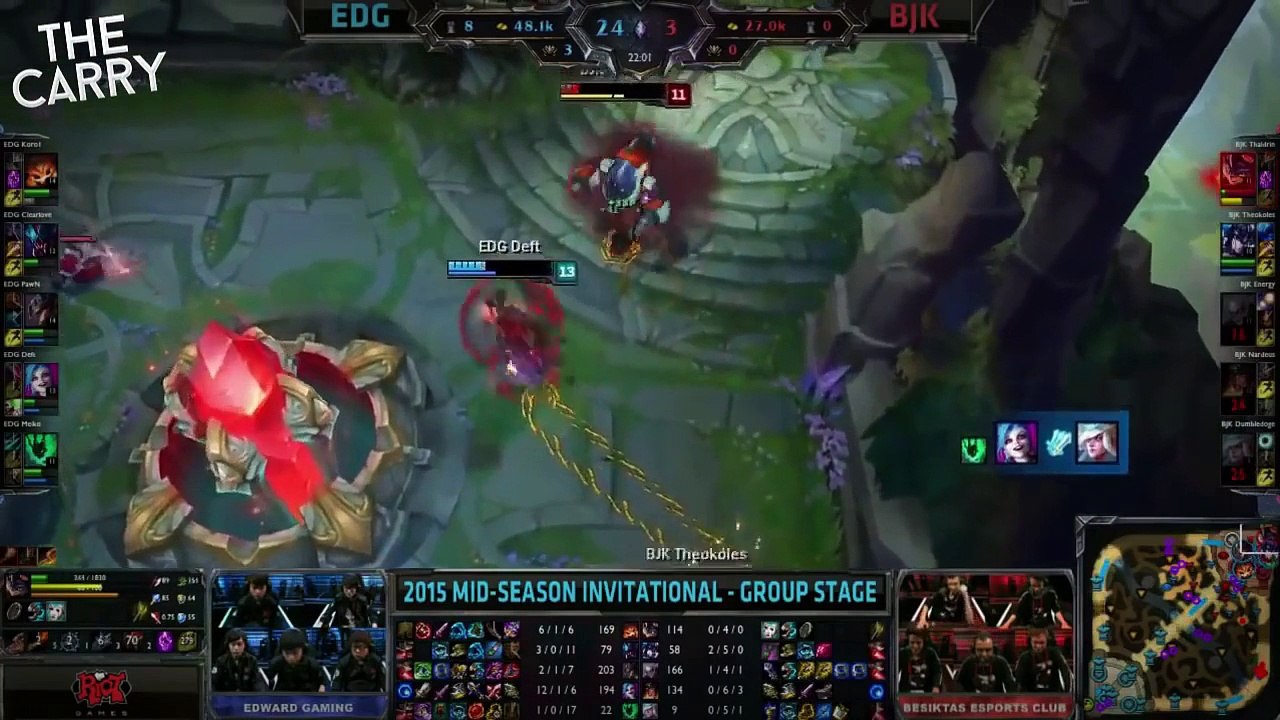 Best Outplays of 2015 (League of Legends Pros)