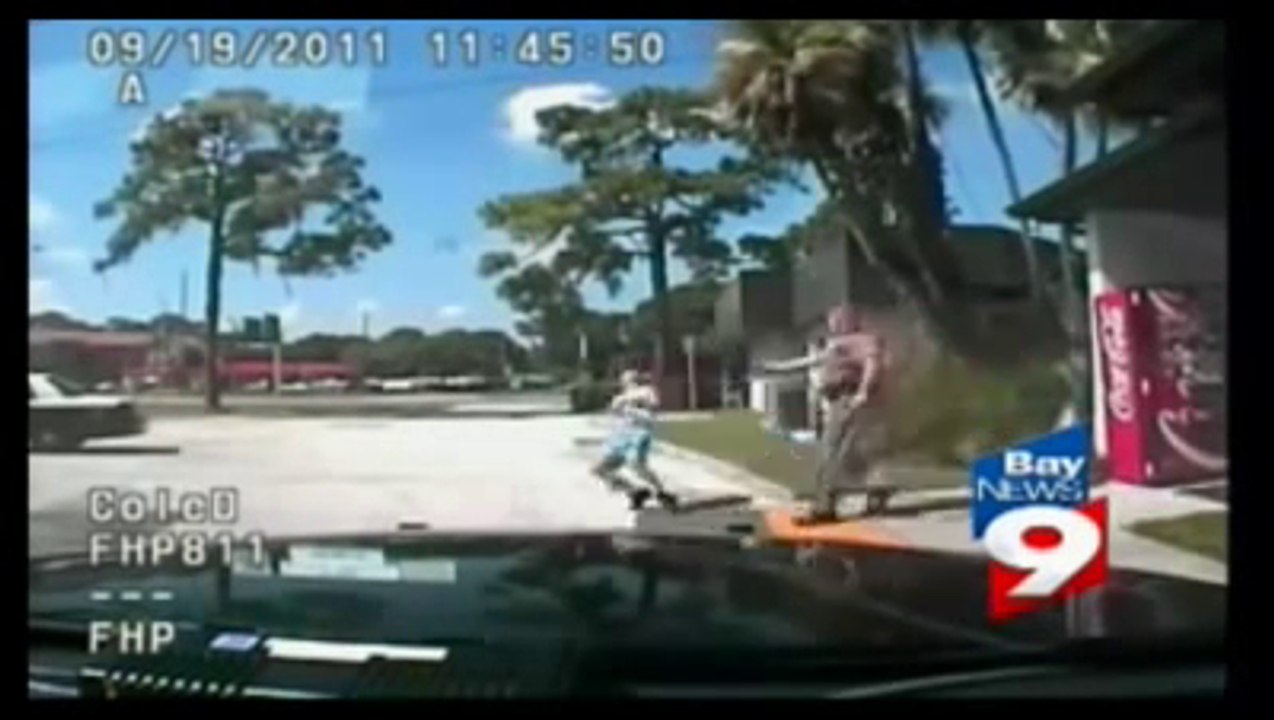 Cop Tasers handcuffed girl in back, now braindead