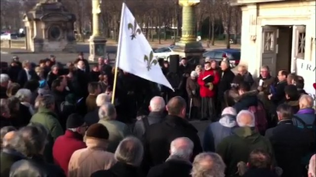 Des royalistes commémorent le décès de Louis XVI