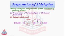 Preparation of Aldehydes