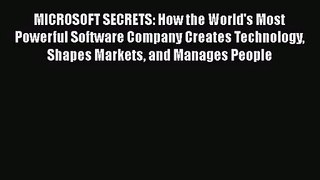 [PDF Download] MICROSOFT SECRETS: How the World's Most Powerful Software Company Creates Technology