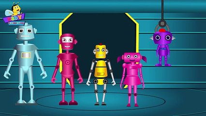 Finger Family Robot Finger Family  Finger Family Songs  Robot Finger Family