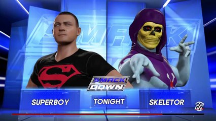 WWE 2K16 Gold Rush match 1 Superboy vs Skeletor