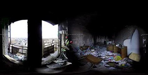Donbass 360 drone video Donetsk airport ruins and testimony 2016