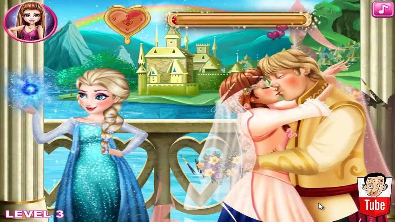 ᴴᴰ ღ Anna Wedding Kiss ღ - Frozen Princess Anna Kissing Game - Baby Games (ST)