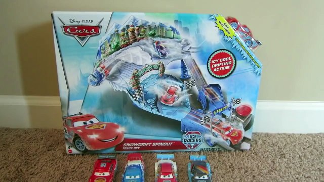 DISNEY CARS 2 SNOW DRIFT SPINOUT ICE RACERS RACETRACK PLAYSET MOSCOW