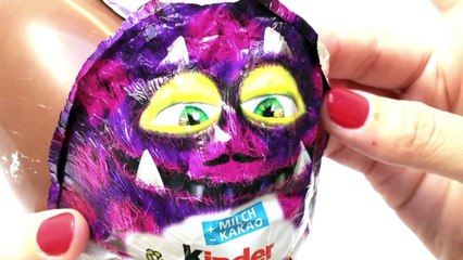 Halloween Surprise Eggs Monsters University Toy Review