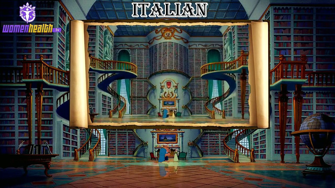 Beauty and the Beast - Library Scene - One Line Multilanguage