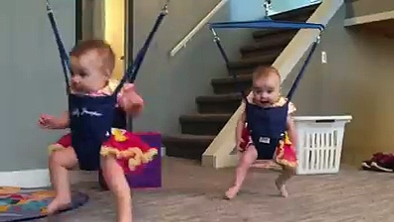 Awesome dance by cute twins