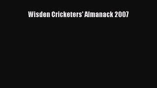 [PDF Download] Wisden Cricketers' Almanack 2007 [PDF] Full Ebook