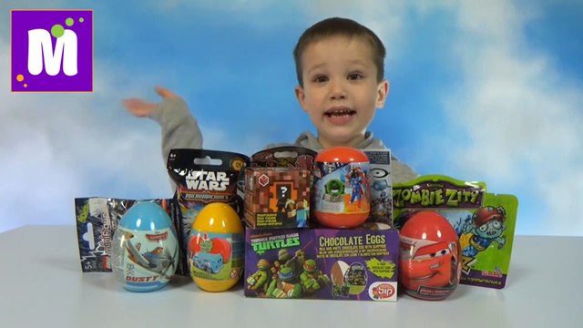 Звёздные Войны Майнкрафт Тачки Дисней мини фигурки сюрпризы с игрушками распаковка surprise unboxing